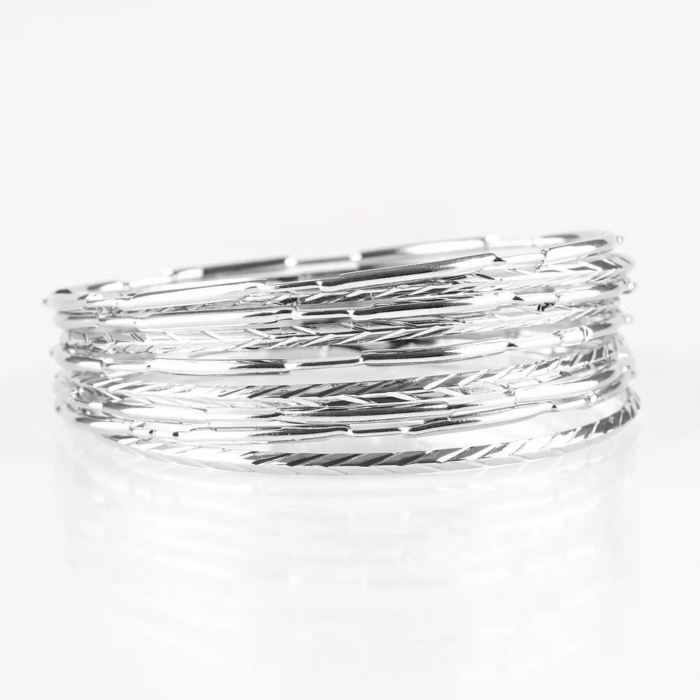 ❤️‍🔥5/$25❤️‍🔥 Urban Sprawl Silver Bracelet - Picture 2 of 2